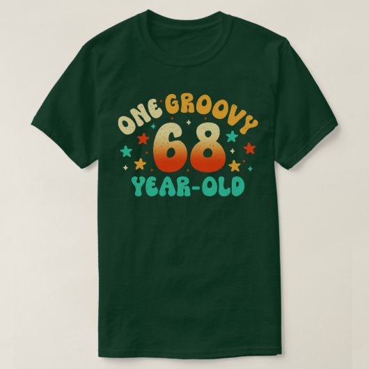 T-shirt 68e anniversaire 2 (Design devant)