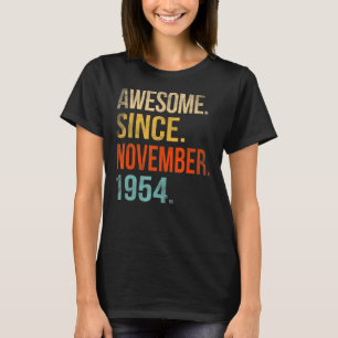 T-shirt 68e anniversaire 68 ans stupéfiant depuis novembre