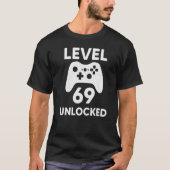 T-shirt 68e B-Day Gamers Cadeaux 68e anniversaire Femmes H (Devant)