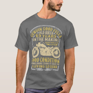 T-shirt 69 Ans Vélo Anniversaire Classic Vintage moto