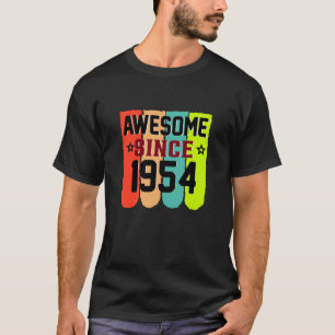 T-shirt 69 ans Vintage 1954 69e anniversaire