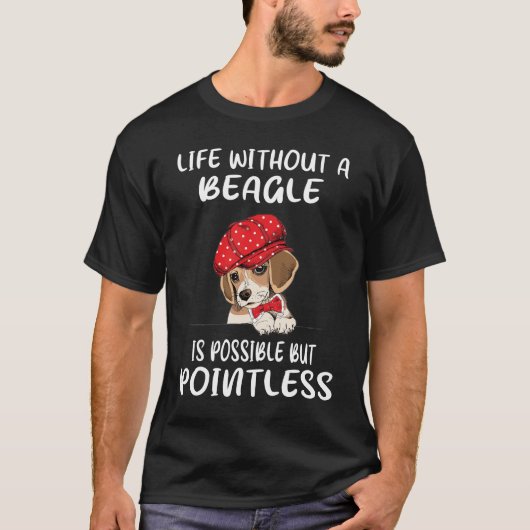 T-shirt 69 Vie Sans Beagle (Devant)