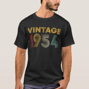 T-shirt 69e anniversaire Cadeau Vintage 1954 69 ans
