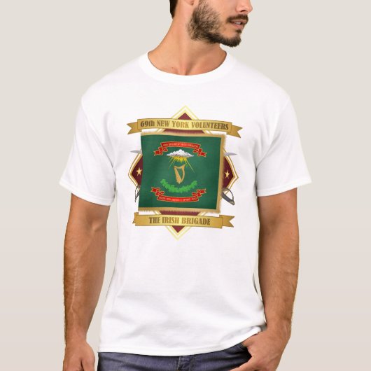 T-shirt 69e infanterie bénévole à New York (Devant)
