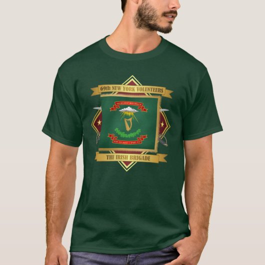 T-shirt 69e infanterie bénévole à New York (Devant)