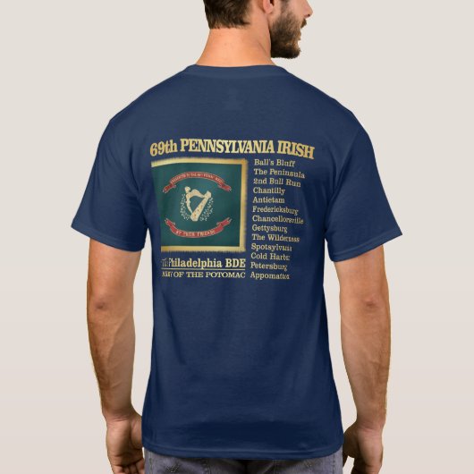 T-shirt 69e Pennsylvania Irish (BH) (Dos)