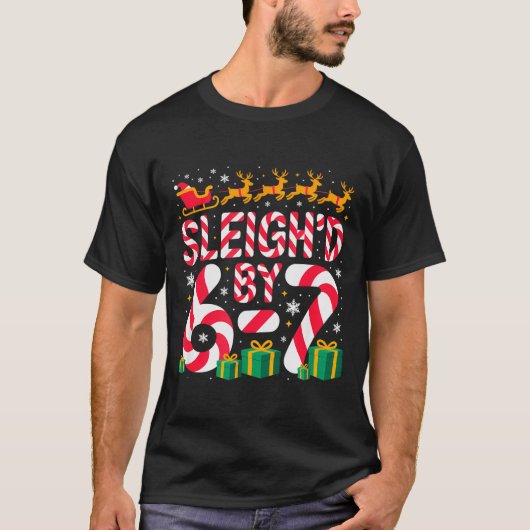 T-shirt 6-7 Christmas Ugly Sweater Six Seven Xmas 67 Meme (Devant)