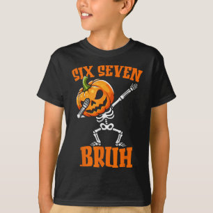 T-shirt 6 7 Halloween 67 Mème Six Sept Dabbing Génération 
