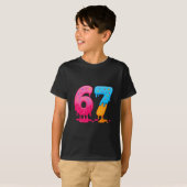 T-shirt 6 7 Mème Six Sept Crème Ice Driam (Devant entier)