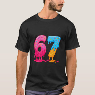 T-shirt 6 7 Mème Six Sept Crème Ice Driam