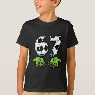 T-shirt 6 7 Meme Soccer Drip Drôle 67 Six Sept Enfants Gar