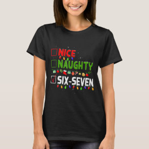 T-shirt 6-7 Mème Sympa Coquin Six Sept 67 Noël Drôle