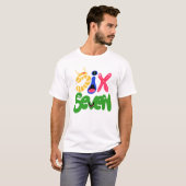 T-shirt 6 7 Monstres (Devant entier)