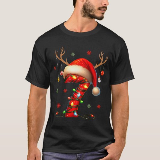 T-shirt 6 7 Six Seven Gen Z Alpha Merry Christmas Holiday (Devant)