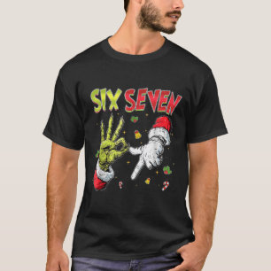 T-shirt 6 7 Six Seven Main Génération Z Alpha Argot Meme N