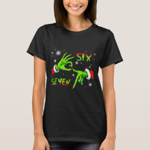 T-shirt 6 7 Six Seven Main Génération Z Alpha Argot Noël C