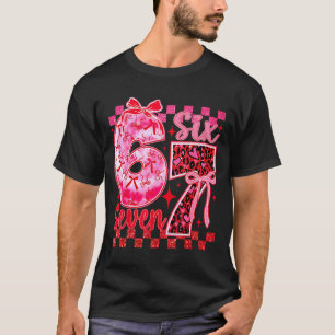 T-shirt 6 7 Six Seven Mème Coquette Arc Léopard Cœur Vale