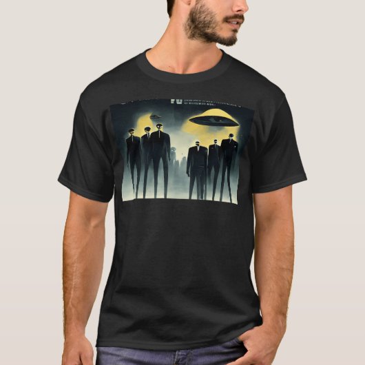 T-shirt 6 Alien G-Men Arrive (Devant)