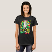T-shirt 6 Anniversaire Arc en ciel 6 Anniversaire Flossing (Devant entier)