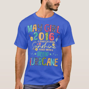 T-shirt 6 Ans Awesome depuis 2016 Mai Filles 2016