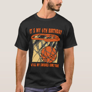T-shirt 6 ans Joyeux 6e anniversaire Bysketbyll 6e anniver