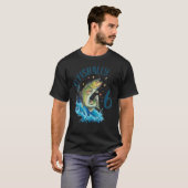 T-shirt 6 ans Pêche Anniversaire 6e basse Poisson Enfants (Devant entier)