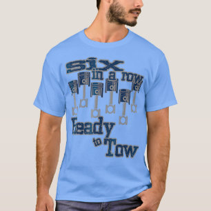 T-shirt 6 dans une rangée prête à remorquer la Fête des pè