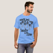 T-shirt 6 dans une rangée prête à remorquer la Fête des pè (Devant entier)