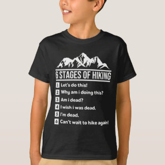 T-shirt 6 étapes de la randonnée
