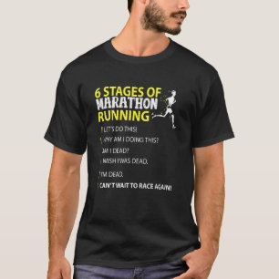 T-shirt 6 Étapes De Marathon Courir Permet De Faire Cette