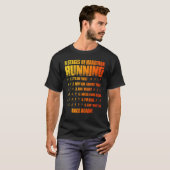 T-shirt 6 Étapes Du Marathon (Devant entier)