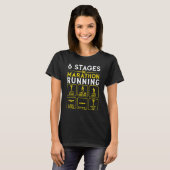 T-shirt 6 Étapes Du Marathon (Devant entier)