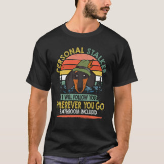 T-shirt 6 Harceleur personnel Je vous suivrai vintage -Dac