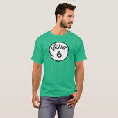 T-shirt 6 ivres (Devant entier)