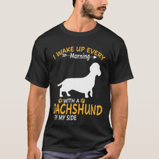 T-shirt 6 Je me réveille chaque matin avec un dachshund à