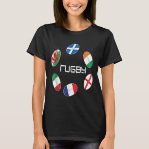 T-shirt 6 nations rugby