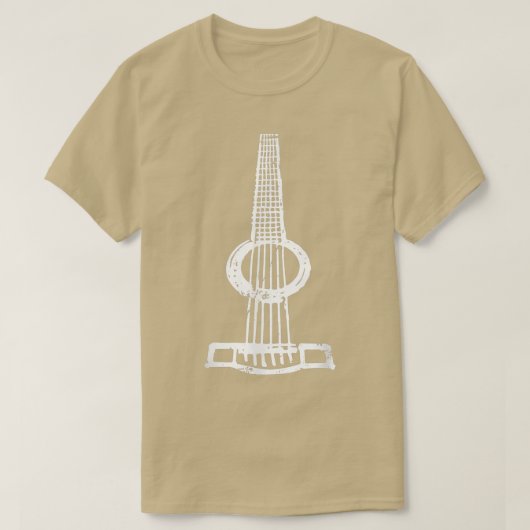 T-shirt 6 String acoustic Guitar  (Design devant)