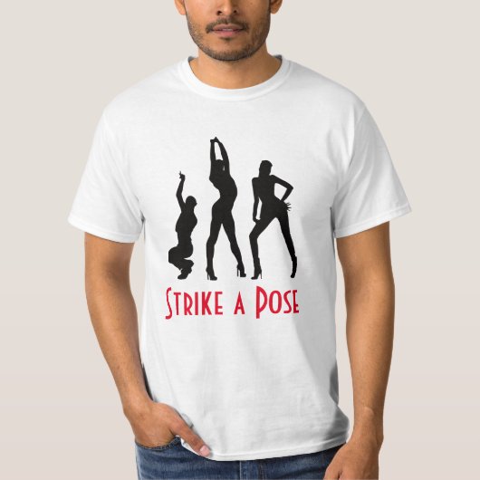 T-shirt 6 x silhouettes de danseuse Vogue (Devant)