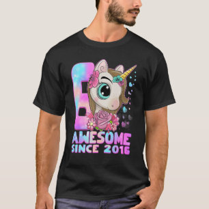 T-shirt 6 Years Old Unicorn Princess 6th Birthday Girl