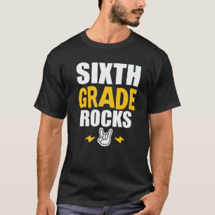 T-shirt 6e année déchire musique professeur étudiant rentr