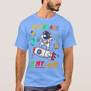 T-shirt 6e année est mon astronaute de confiture de retour