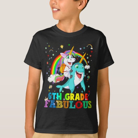 T-shirt 6e année fabuleuse (Devant)