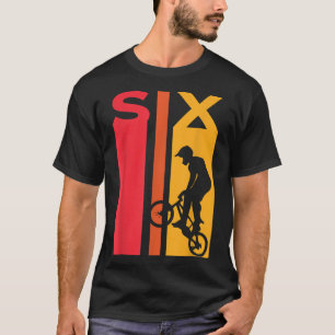 T-shirt 6e anniversaire 6 ans Bmx Vélo Lover B jour
