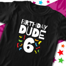 6e anniversaire 6 ans fête des garçons Anniversair
