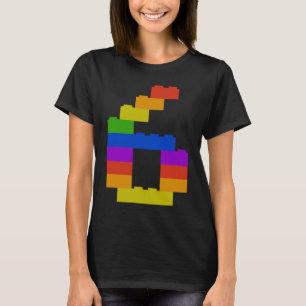 T-shirt 6e anniversaire Ce petit constructeur est 6 ans br
