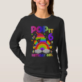 T-shirt 6e anniversaire Fidget Jouet Pop It Anniversaire F (Devant)