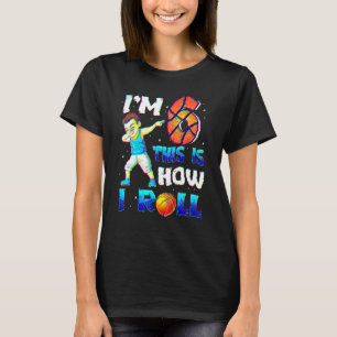 T-shirt 6e Anniversaire tenue garçon basket-ball quatre 6