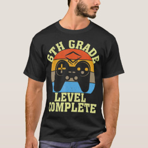 T-shirt 6e Niveau Gamer Complet Classe De 2022 Gradu