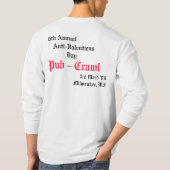 T-shirt 6ème Jour annuel d'Anti-Valentines (Dos)