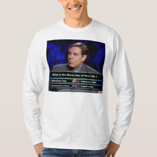 T-shirt 6ème Jour annuel d'Anti-Valentines (Devant)